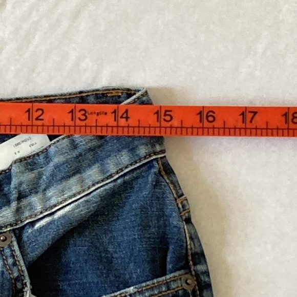 Preloved Made in Italy Men's Blue Denim Distressed Jeans - Size 42, Authentic - Picture 9 of 17